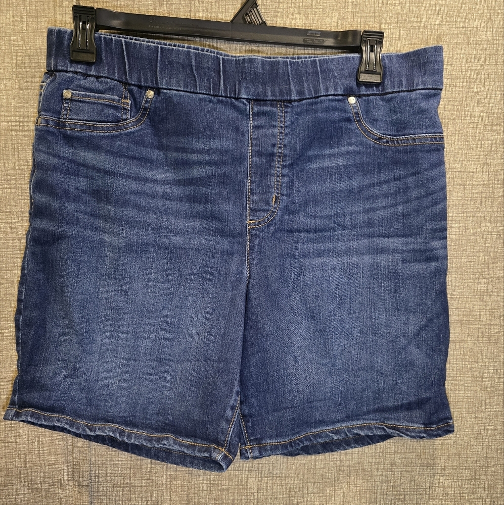 16 Kim Rogers Blue Denim Shorts